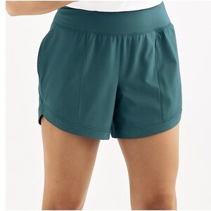 Tek Gear Storm Teal Mid-Rise Athletic Shorts
